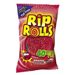 Rip Rolls Cherry Display Carton, 1.4 Ounces, 288 Per Case | SKU: 644251 | UPC: 009060349715