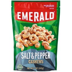 Emerald Cashews Sea Salt Pepper, 5 Ounce, 6 Per Case | SKU: 643859 | UPC: 010300808954