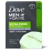 Dove Men Bar Soap Extra Fresh, 7.5 Ounce, 24 Per Case | SKU: 522462 | UPC: 011111012158
