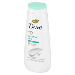 Dove Sensitive Skin Body Wash, 11 Fluid Ounce, 6 Per Case | SKU: 504246 | UPC: 011111124035