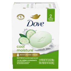 Dove Bar Soap Cool Moisture, 7.5 Ounce, 12 Per Case | SKU: 625289 | UPC: 011111410824