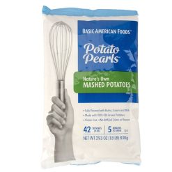 Basic American Foods Potato Pearls Natures Own s Mashed Potatoes, 29.3 Ounces, 10 Per Case | SKU: 417311 | UPC: 011140101694