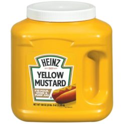 Heinz Kosher Mustard Bulk, 104 Ounce, 6 Per Case | SKU: 394915 | UPC: 013000652209
