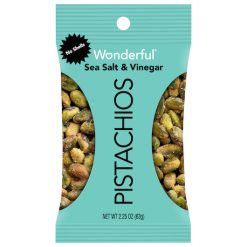 Wonderful Pistachios Sea Salt & Vinegar, 2.25 Ounces, 24 Per Case | SKU: 727701 | UPC: 014113700337