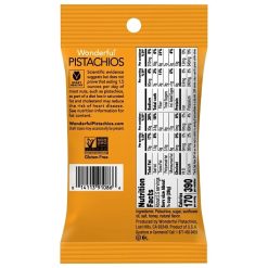 Wonderful Pistachios No Shell Honey Roasted Pistachios, 2.25 Ounces, 8 Per Box, 3 Per Case | SKU: 703039 | UPC: 014113910866
