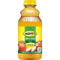 Motts 100% Apple Juice, 32 Fluid Ounce, 12 Per Case | SKU: 280625 | UPC: 014800000320