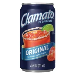 Clamato Juice, 7.5 Ounce, 24 Per Case | SKU: 762029 | UPC: 014800007763