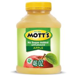 Mott s Unsweetened Applesauce, 46 Ounce, 8 Per Case | SKU: 581378 | UPC: 014800001907