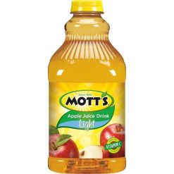 Mott s Light Apple Juice, 64 Fluid Ounce, 8 Per Case | SKU: 698157 | UPC: 014800321005