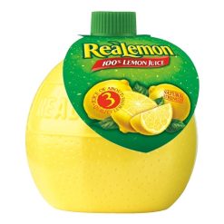 Realemon Lemon Juice, 4.5 Fluid Ounce, 24 Per Case | SKU: 424890 | UPC: 014800582178