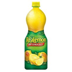 Realemon Lemon Juice, 32 Fluid Ounces, 12 Per Case | SKU: 413908 | UPC: 014800582260