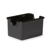 G.E.T. Enterprises 3.5 Inch X 2.5 Inch Black Plastic Sugar Caddy, 2 Dozen | SKU: 528121 | UPC: 015845126631