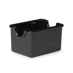 G.E.T. Enterprises 3.5 Inch X 2.5 Inch Black Plastic Sugar Caddy, 2 Dozen | SKU: 528121 | UPC: 015845126631
