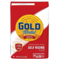 Gold Medal Bleached Enriched Pre-Sifted Self Rising Flour, 5 Pound, 8 Per Case | SKU: 553553