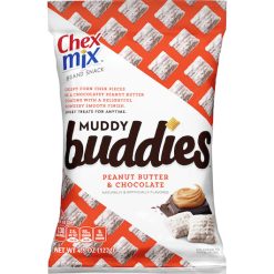 Chex Mix Muddy Buddies Peanut Butter & Chocolate Snack Mix, 4.5 Ounces, 7 Per Case | SKU: 693408 | UPC: 016000148529