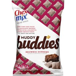 Chex Mix Muddy Buddies Brownie Supreme Snack Mix, 4.5 Ounces, 7 Per Case | SKU: 693409 | UPC: 016000148536