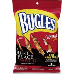 Bugles Big Bag Original Flavor, 1.5 Ounces, 36 Per Case | SKU: 554015 | UPC: 016000368101