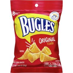 Bugles Original Flavor, 0.88 Ounces, 60 Per Case | SKU: 479887 | UPC: 016000613706
