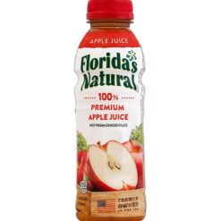 Florida s Natural Premium Apple Juice, 14 Fluid Ounce, 12 Per Case | SKU: 591049 | UPC: 163001664975