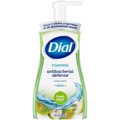 Dial Foaming Hand Wash Antibacterial Fresh Pear, 10 Fluid Ounce, 8 Per Case | SKU: 776025