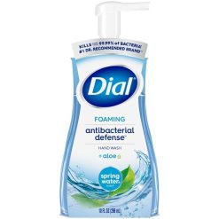 Dial Foaming Hand Wash Spring Water, 10 Fluid Ounce, 8 Per Case | SKU: 776027 | UPC: 017000346953