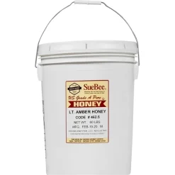 Sue Bee Light Amber Honey Pail, 60 Pound | SKU: 817386