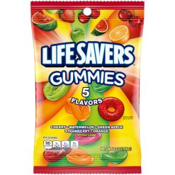 Lifesavers Five Flavor Candy Gummies, 7 Ounce, 12 Per Case | SKU: 402254 | UPC: 019000083425