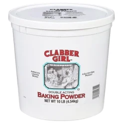 Clabber Girl Double Acting Baking Powder, 10 Pounds, 4 Per Case | SKU: 395585 | UPC: 019900003554