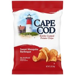 Cape Cod Sweet Mesquite Barbeque Potato Chips, 2 Ounce, 6 Per Case | SKU: 771851 | UPC: 612637256158