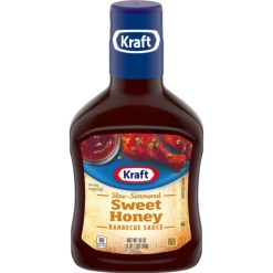 Kraft Hint of Honey Barbecue Sauce, 18 Ounce, 12 Per Case | SKU: 611522 | UPC: 021000052387