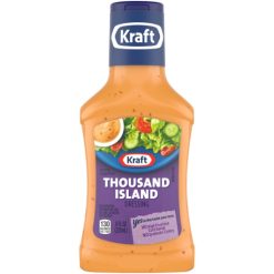 Kraft Thousand Island Dressing Bottle, 8 Fluid Ounce, 9 Per Case | SKU: 571550 | UPC: 021000044047