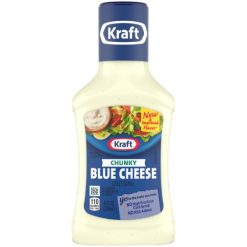 Kraft Roka Blue Cheese Dressing Bottle, 8 Fluid Ounce, 9 Per Case | SKU: 573830 | UPC: 021000644612
