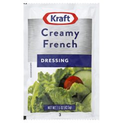 Kraft Creamy French Dressing Single Serve, 1.5 Ounce, 60 Per Case | SKU: 377679 | UPC: 021000671120