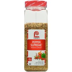 Lawry s Pepper Supreme, 21 Ounce, 6 Per Case | SKU: 519950