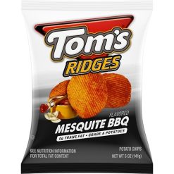 Toms Flat Chips Mesquite Bbq, 5 Ounces, 9 Per Case | SKU: 735847 | UPC: 021900982715