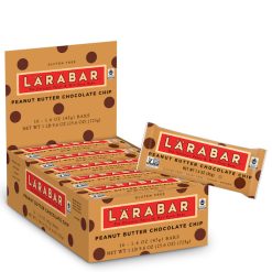 Larabar Peanut Butter Chocolate Chip Snack Bar, Gluten-Free, Vegan, 25.6 Ounces, 4 Per Case | SKU: 556965 | UPC: 021908418698
