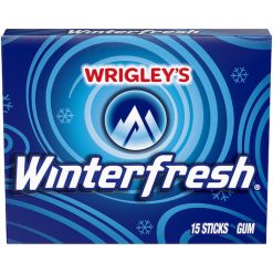 Wrigleys Winterfresh Gum, 15 Piece, 10 Per Box, 12 Per Case | SKU: 487027 | UPC: 022000217387