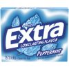 Extra Single Serve Peppermint Gum, 15 Piece, 10 Per Box, 12 Per Case | SKU: 487031 | UPC: 022000220356
