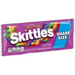 Skittles Share Size Wildberry Candy, 4 Ounces, 24 Per Box, 6 Per Case | SKU: 586376 | UPC: 022000200594