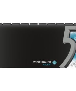 5 Gum Sugarfree Wintermint Ascent Stick Gum, 15 Piece, 10 Per Box, 12 Per Case | SKU: 586390 | UPC: 022000247889 | GTIN: 10022000247886