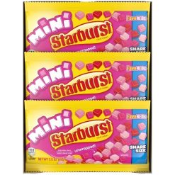 Starburst Mini Fave Reds Share Size, 3.5 Ounces, 15 Per Pack, 6 Per Case | SKU: 692170 | UPC: 022000260727