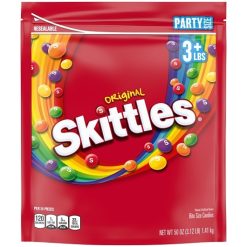 Skittles Original Bite Size Stand Up Pouch, 50 Ounces, 6 Per Case | SKU: 707011 | UPC: 022000280923