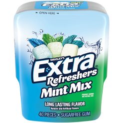 Extra Refreshers Mint Mixed Bottle, 40 Piece, 6 Per Box, 4 Per Case | SKU: 707765 | UPC: 022000282347