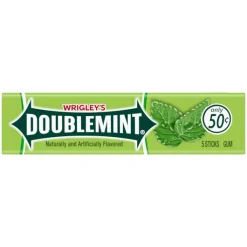 Doublemint Stick Gum, 5 Piece, 40 Per Box, 20 Per Case | SKU: 750953 | UPC: 022000293329