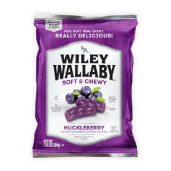 Wiley Wallaby Huckleberry Licorice Candy, 7.05 Ounce, 12 Per Case | SKU: 633431 | UPC: 022224200738