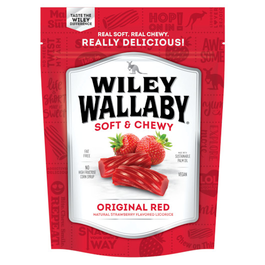 Wiley Wallaby Red Licorice, 10 Ounce, 10 Per Case | SKU: 633455 | UPC: 022224211109