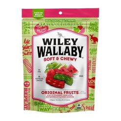 Wiley Wallaby Original Fruits Soft and Chewy Licorice, 7.05 Ounce, 8 Per Case | SKU: 767017 | UPC: 022224212076