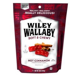 Wiley Wallaby Hot Cinnamon Licorice, 10 Ounces, 10 Per Case | SKU: 752138 | UPC: 022224211925