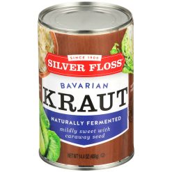 Silver Floss Bavarian Kraut, 14.4 Ounce, 24 Per Case | SKU: 541030 | UPC: 023000117639