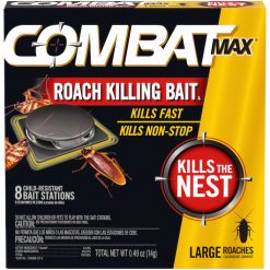 Combat Source Kill Max Large Roach Killing Bait 8 Count, 0.49 Ounce, 12 Per Case | SKU: 563988 | UPC: 023400519132